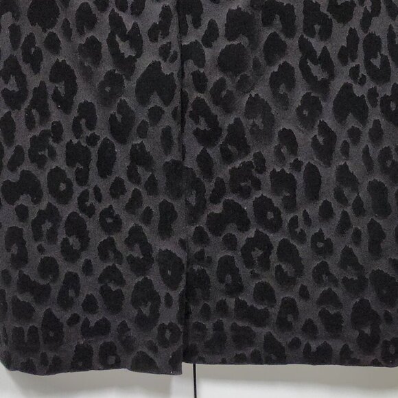 Ann Taylor Black Leopard Print Pencil Skirt Size OP - Picture 5 of 7